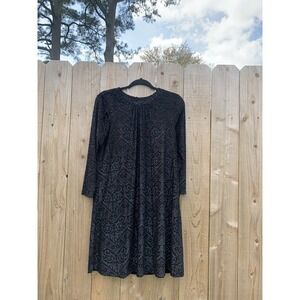 Indication Womens Dress Size Medium black velvety goth‎ classy summer spring